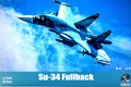 Su-34 Fullback Fighter-Bomber — 1/144 Scale Model Kit