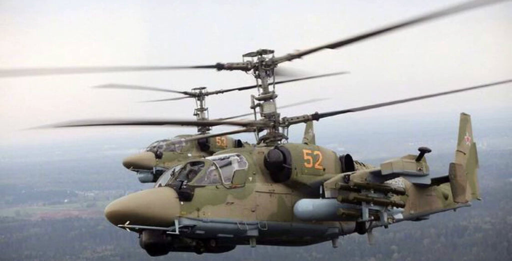 1:144 scale Russian Ka-52 Alligator Attack Helicopter Unpainted white resin kit 3D printed model — GJ STUDIO