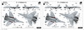 J-15T Carrier-Based Fighter Decal Sheet — 1/72 Scale