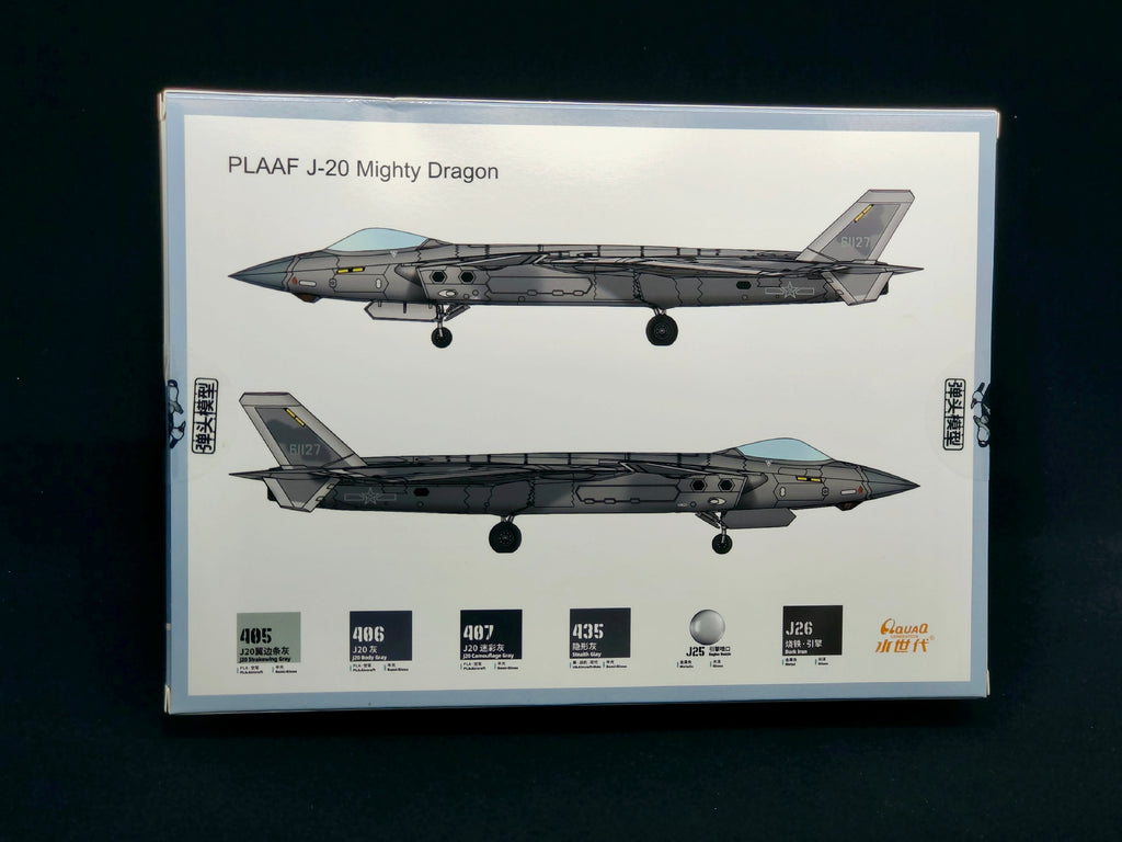 PLAAF J-20 Mighty Dragon — 1/144 Scale Model Kit