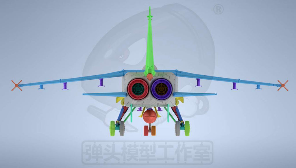 JH-7A "Flounder" Fighter-Bomber Model Kit — 1/144 Scale
