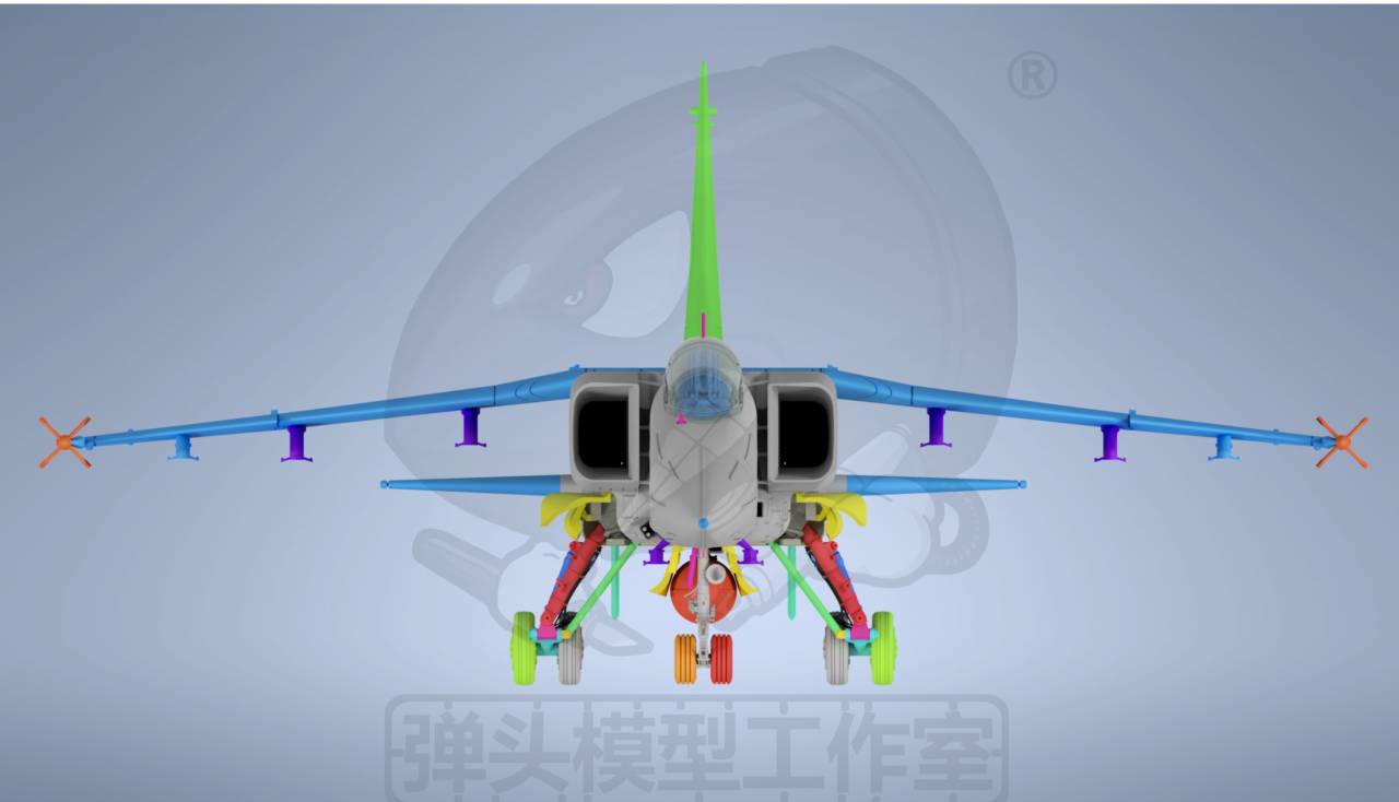 JH-7A "Flounder" Fighter-Bomber Model Kit — 1/144 Scale